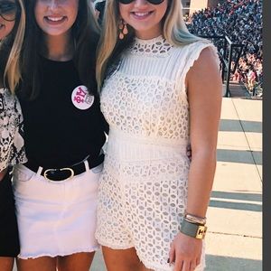 White Free People romper